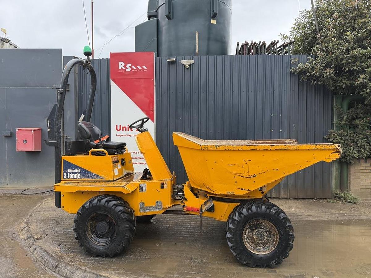 Used Thwaites 3 Tonne Hydrostatic Swivel Dumper