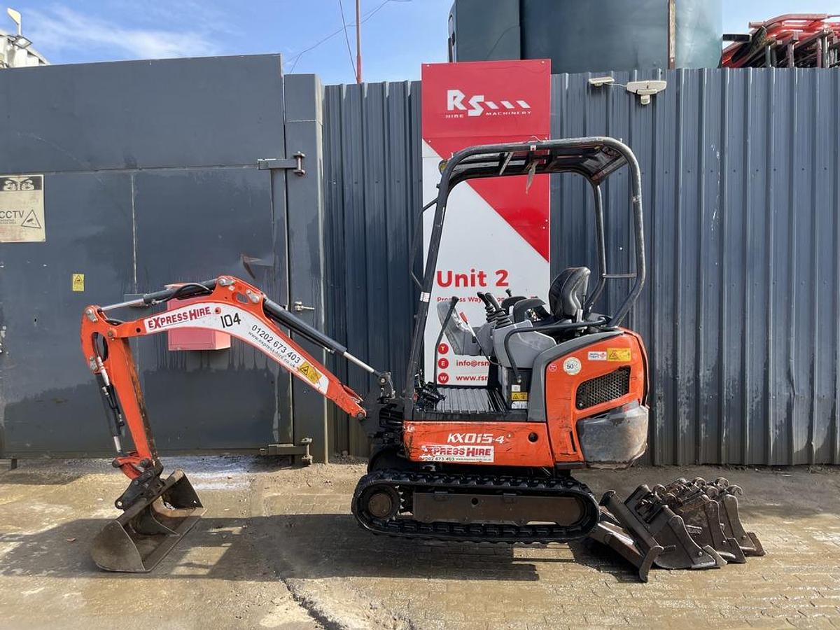 Used Kubota KX015-4 1.5t Mini Excavator