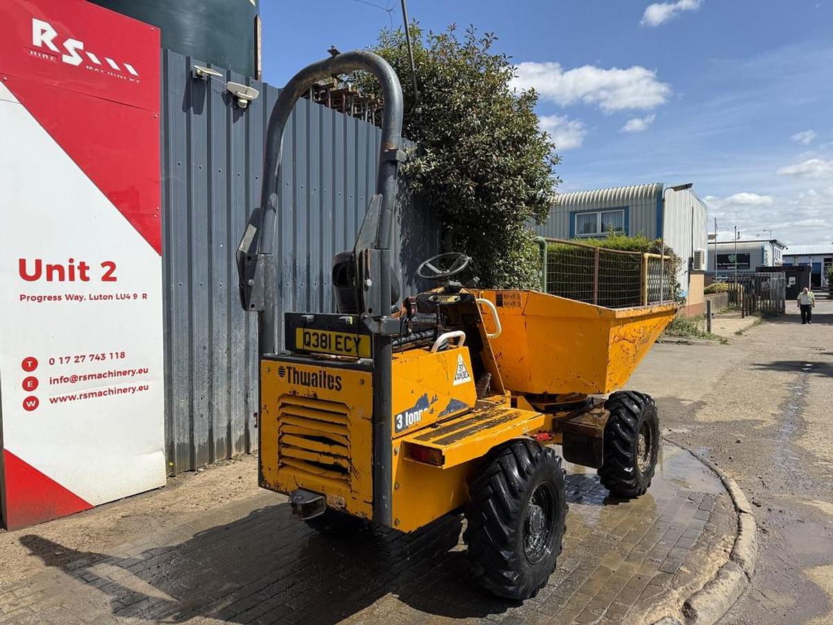 Used Thwaites 3 Tonne Swivel Dumper