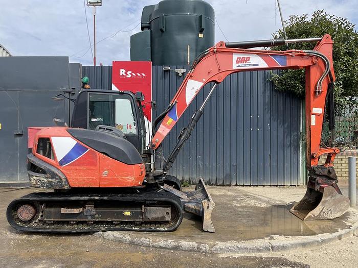 Used KUBOTA KX080-4 Midi Excavator