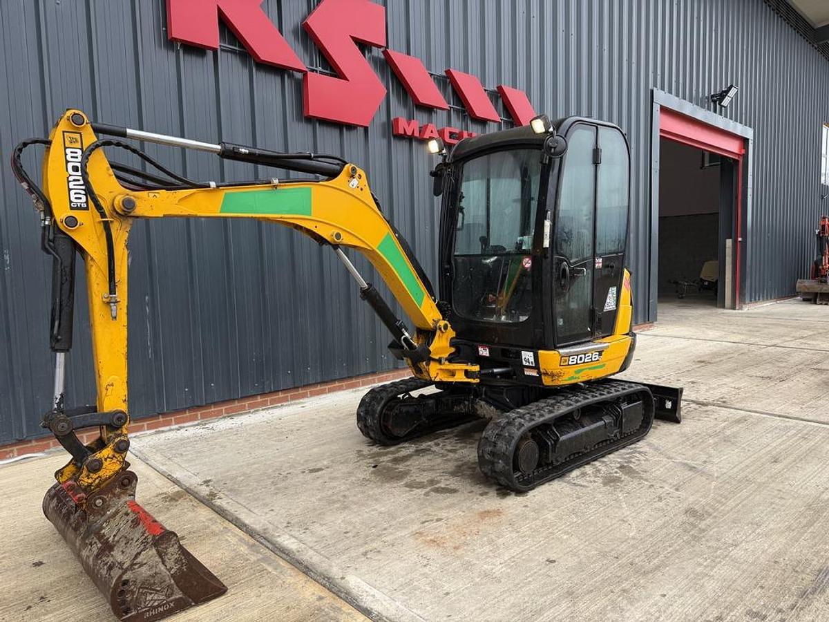 Used JCB 8026 CTS 2.8t Mini Excavator