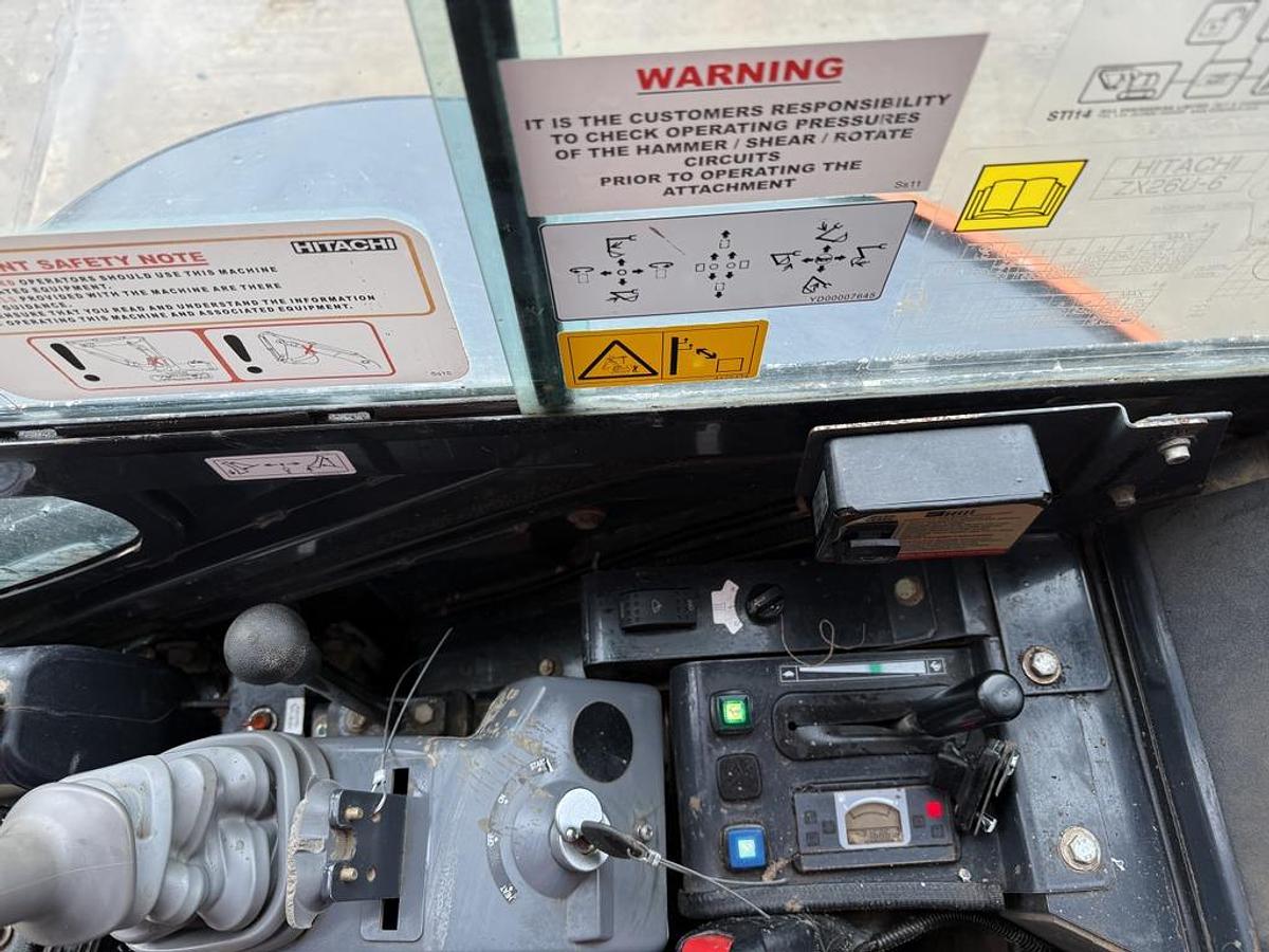 Used Hitachi ZX26 U-6 2.7t Mini Excavator