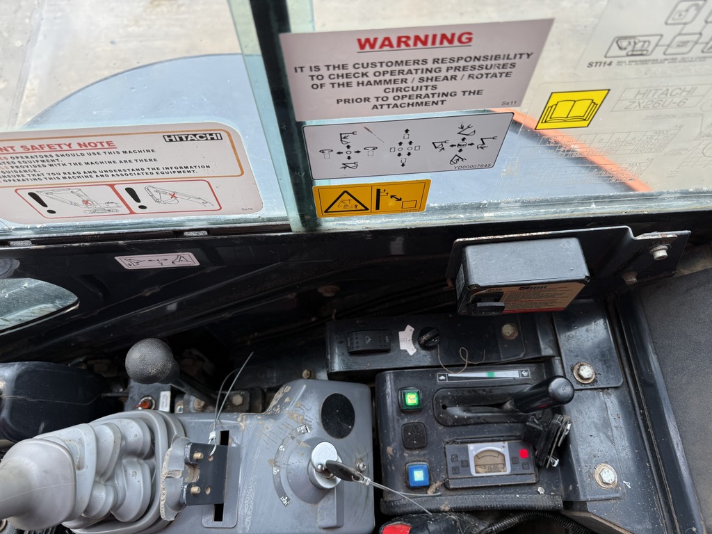 Used Hitachi ZX26 U-6 2.7t Mini Excavator