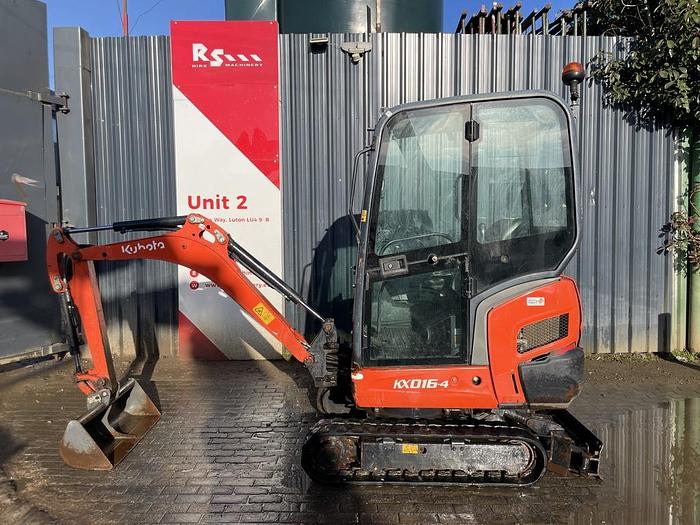 Used Kubota KX016-4 1.6t Mini Excavator