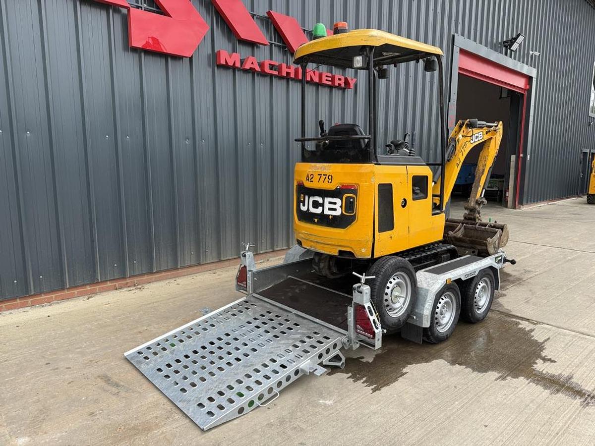 Used JCB 15C-1 1.5t Mini Excavator + New Trailer