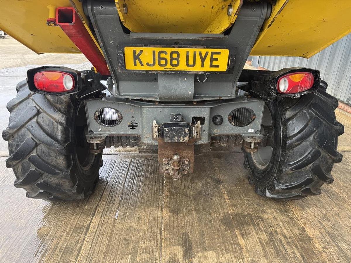 Used Wacker Neuson DV60 6t Dual View Swivel Dumper