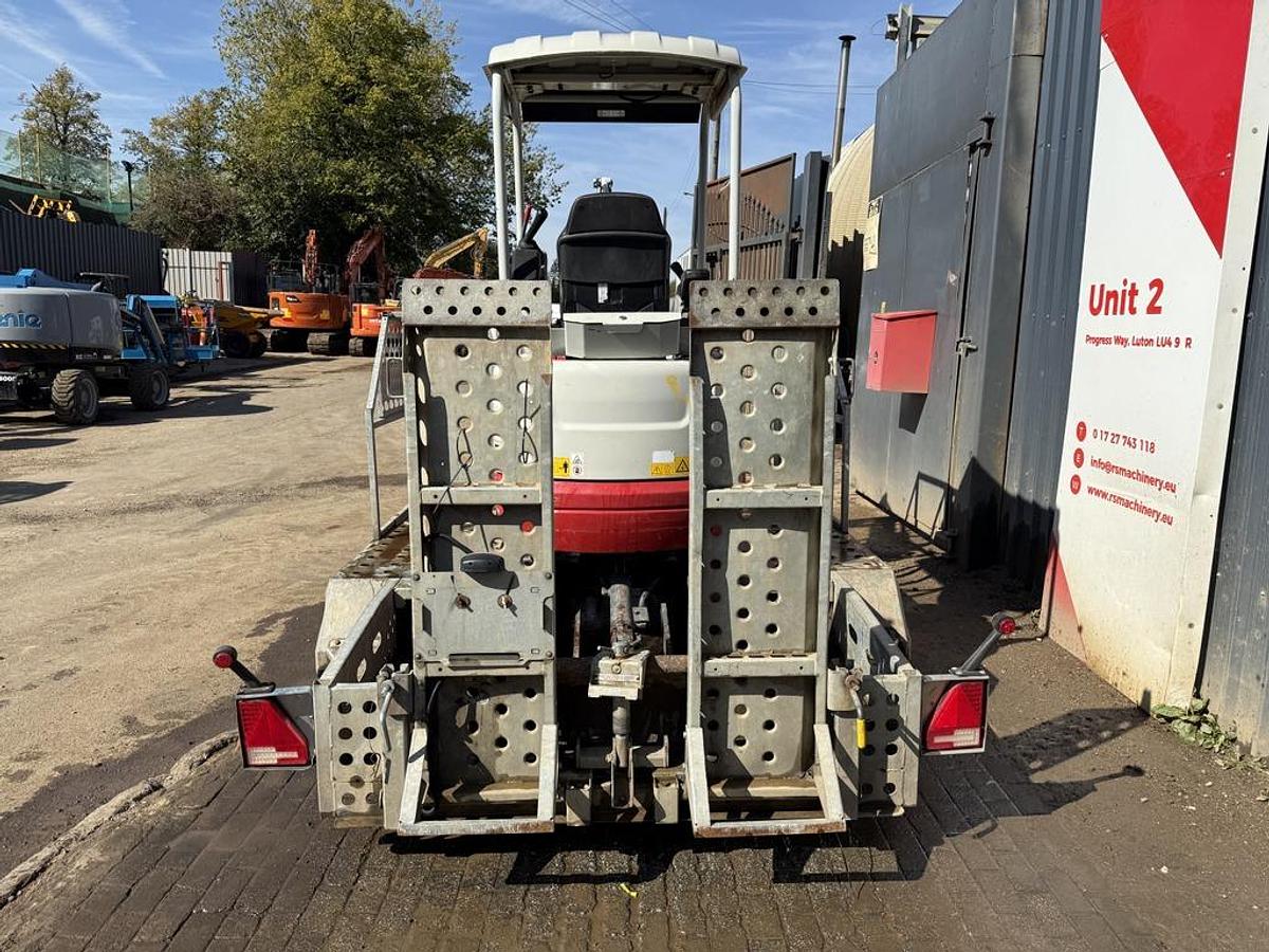 Used Takeuchi TB215R 1.6t Mini Excavator + Trailer