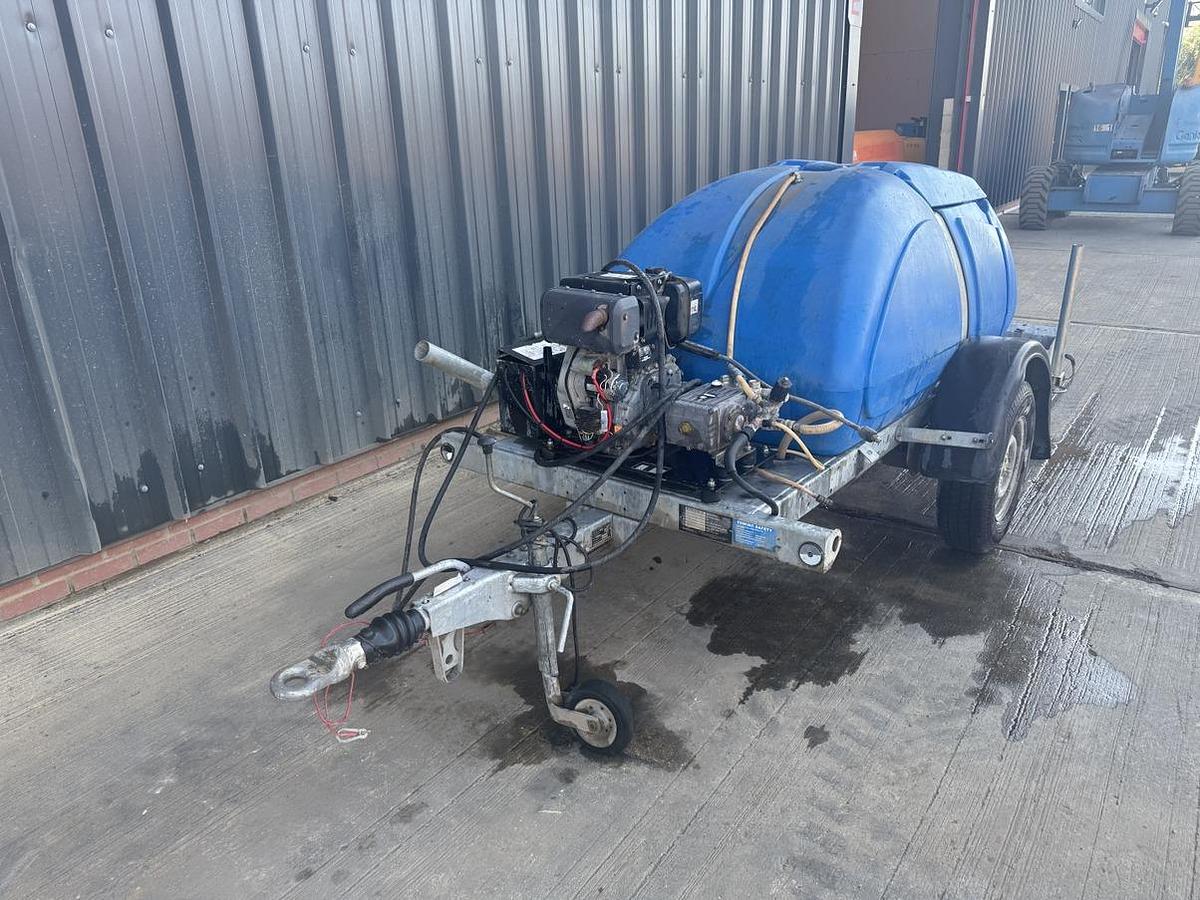 Used Western Global H250P 1,100L Highway Tow Pressure Washer Bowser