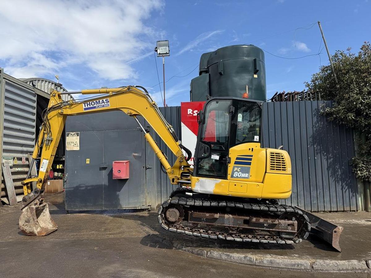 Used Komatsu PC80MR-5 8t Mini Excavator