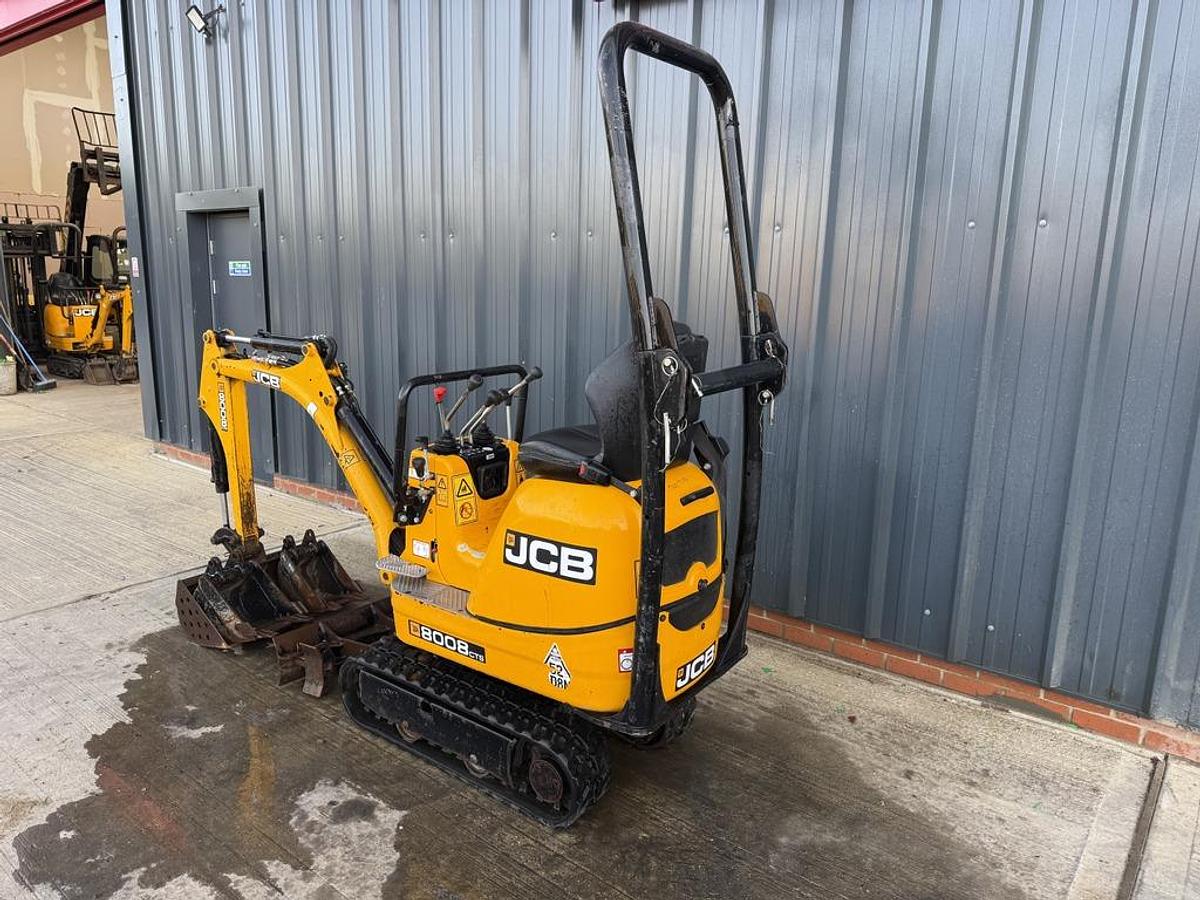 Used JCB 8008 CTS 1t Micro Excavator