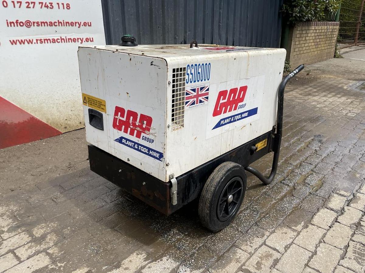 Used Stephill SSD6000 6 kVA Generator