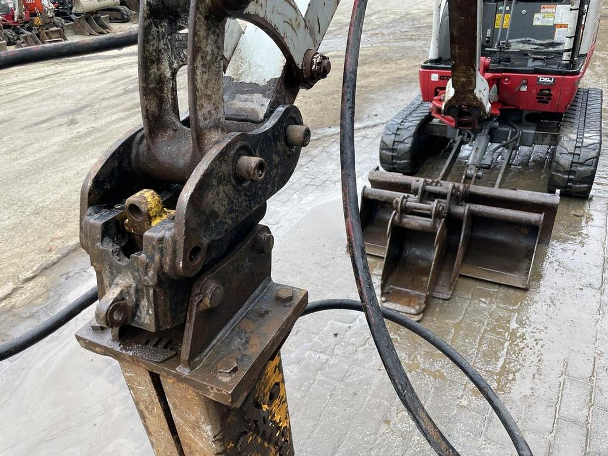 Used Takeuchi TB216 Mini Excavator + Breaker