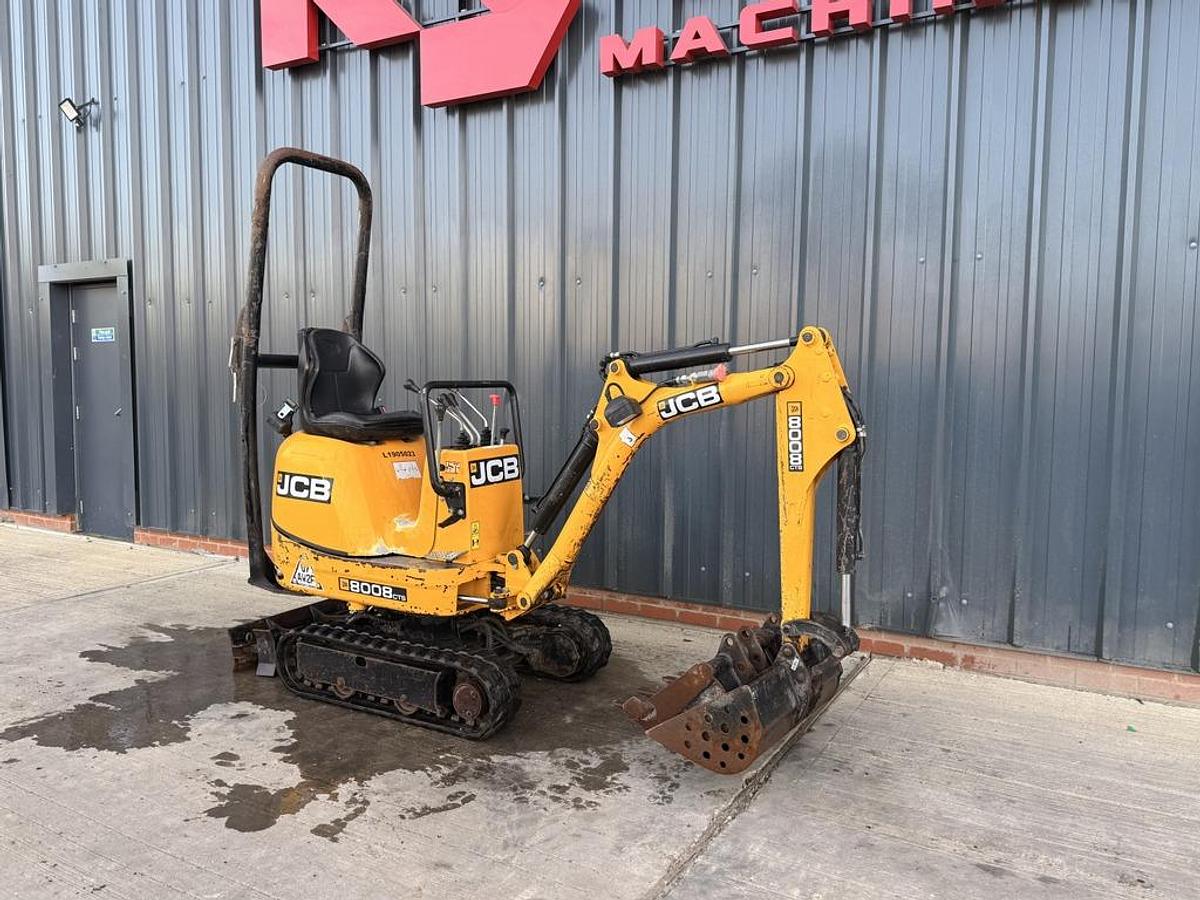 Used JCB 8008 CTS 1t Micro Excavator
