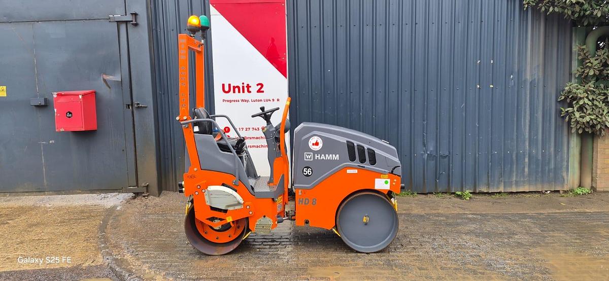 Used Hamm HD 8 VV 1.6t Roller