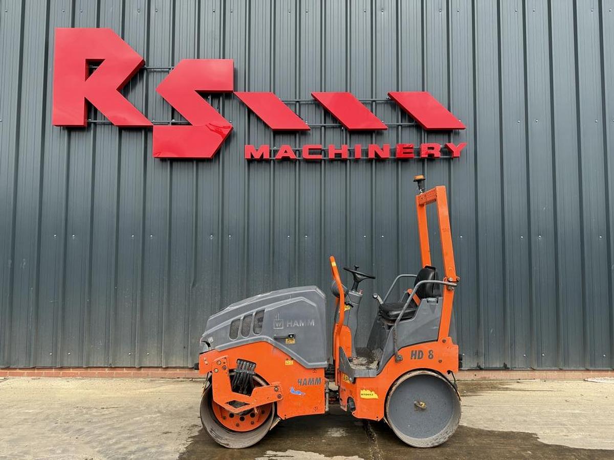 Used Hamm HD 8 VV 1.6t Roller