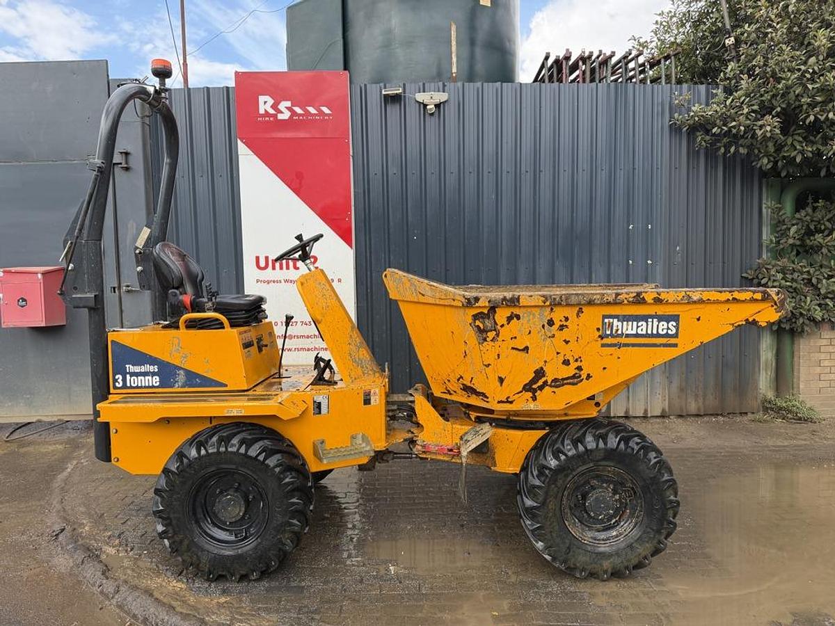 Used Thwaites 3 Tonne Swivel Dumper