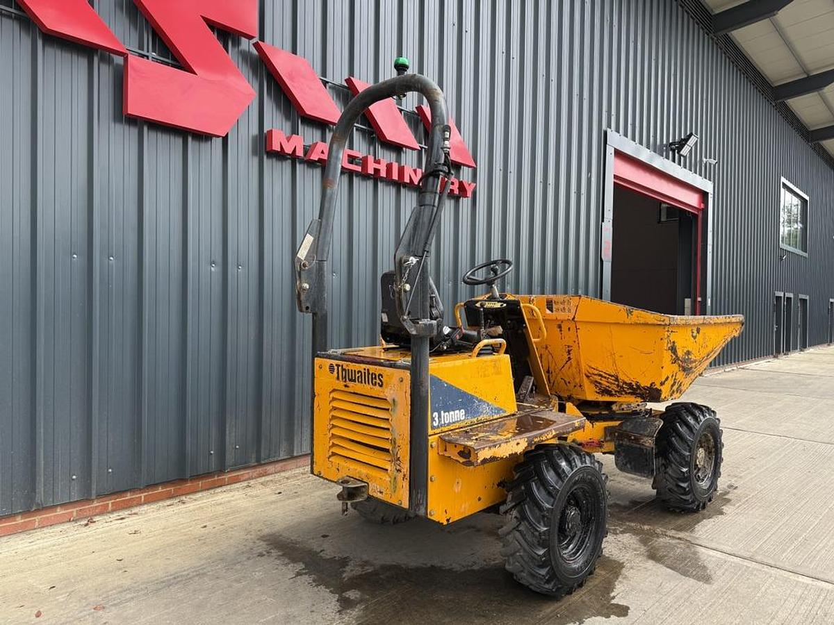 Used Thwaites 3 Tonne Swivel Dumper