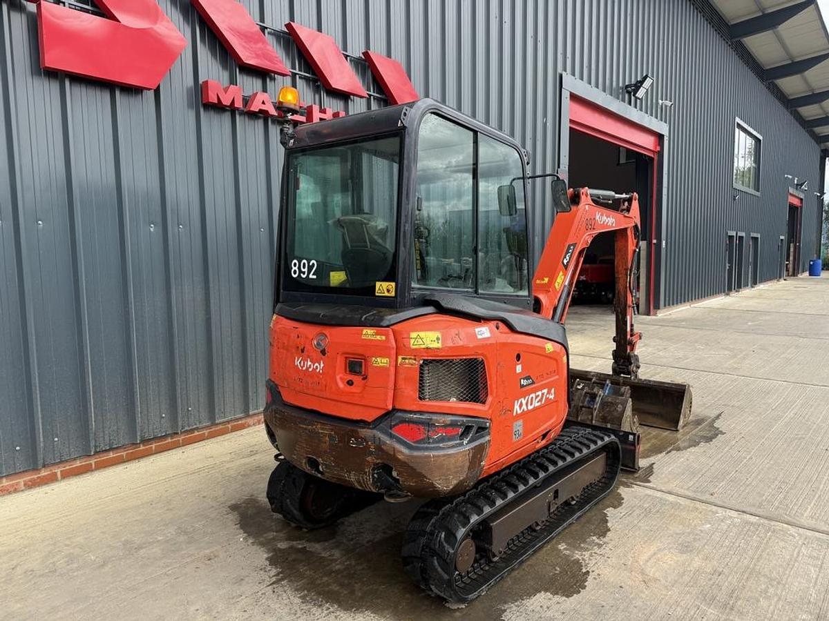 Used Kubota KX027-4 2.7t Mini Excavator