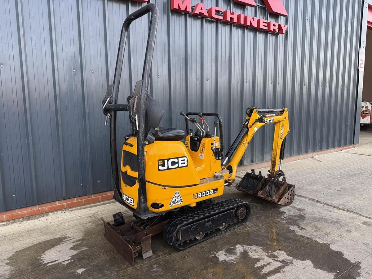 Used JCB 8008 CTS 1t Micro Excavator