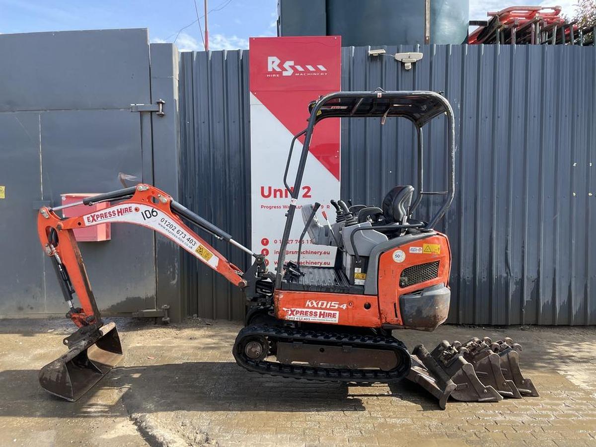 Used Kubota KX015-4 1.5t Mini Excavator