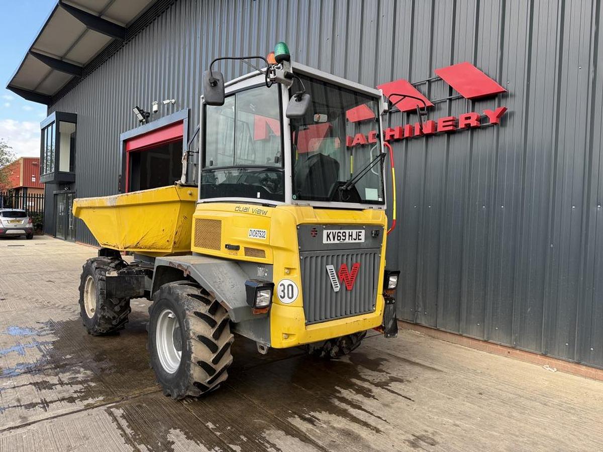 Used Wacker Neuson DV60 6t Dual View Swivel Dumper