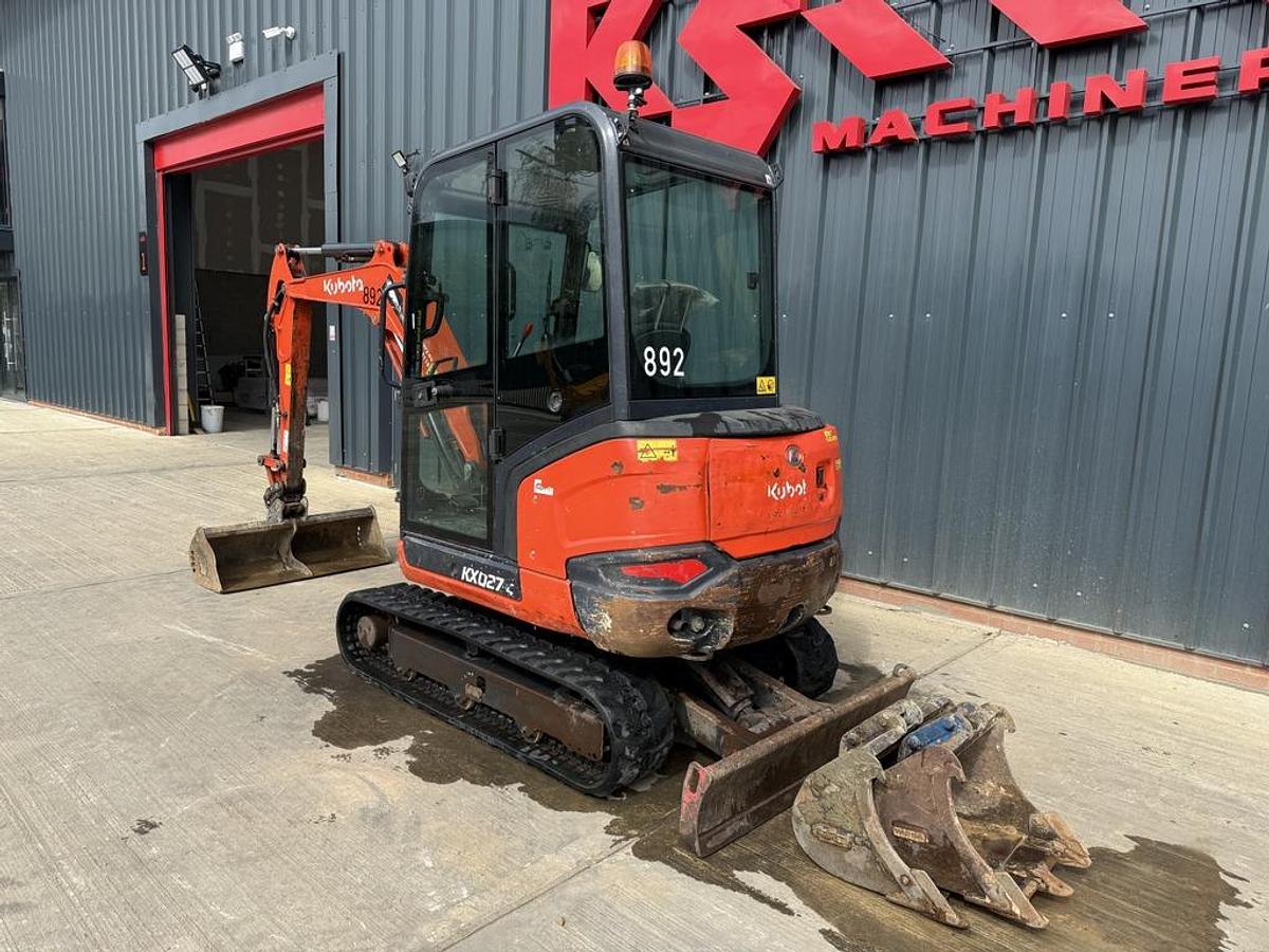 Used Kubota KX027-4 2.7t Mini Excavator