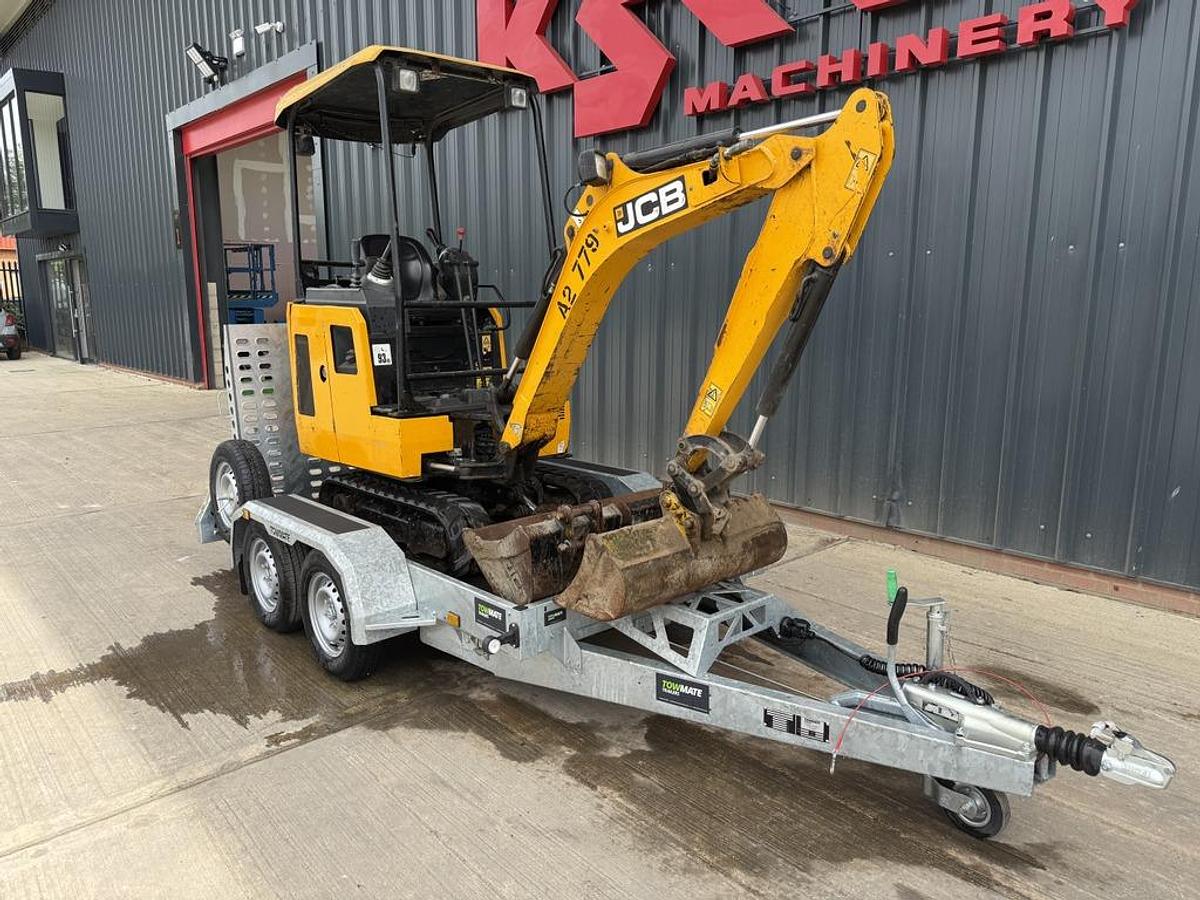 Used JCB 15C-1 1.5t Mini Excavator + New Trailer