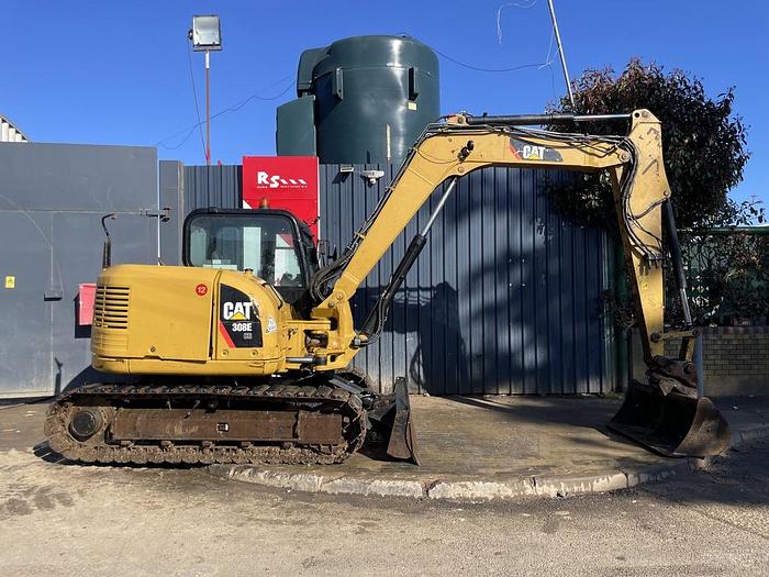 Used Caterpillar 308E 8t Midi Excavator