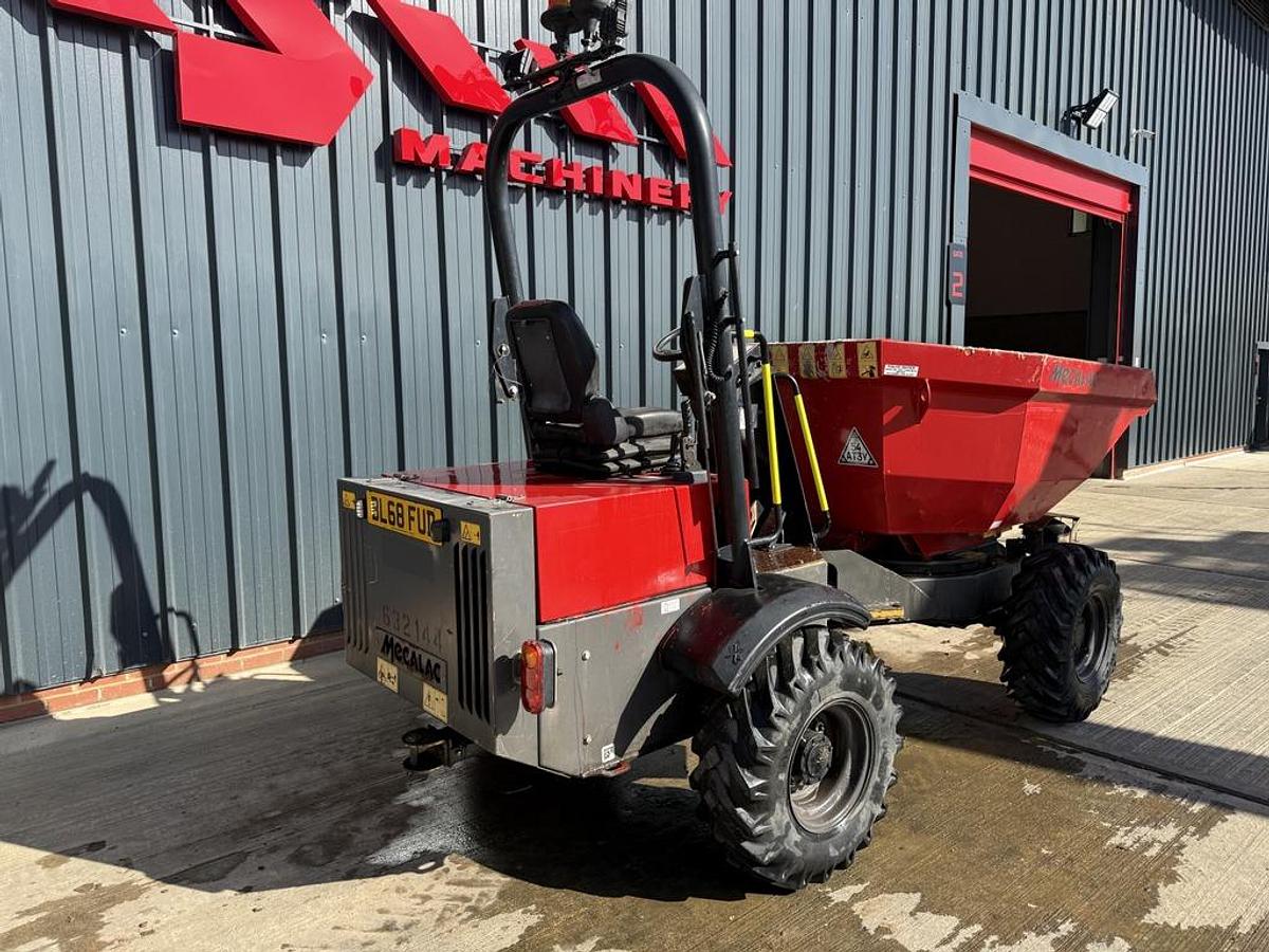 Used Mecalac TA3s 3 Ton Swivel Dumper