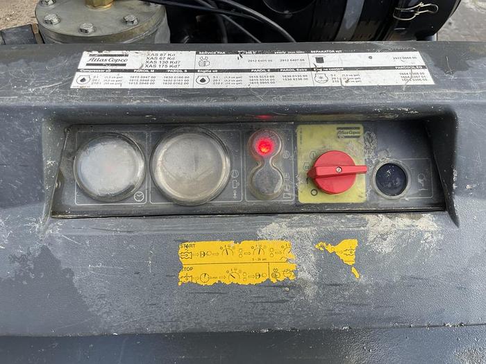 Used ATLAS COPCO XAS67