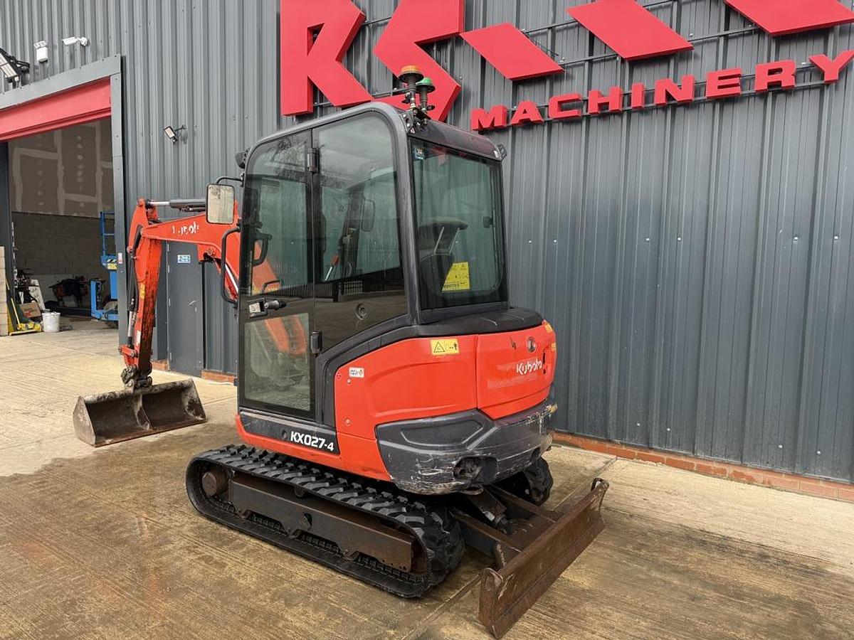 Used Kubota KX027-4 2.7t Mini Excavator