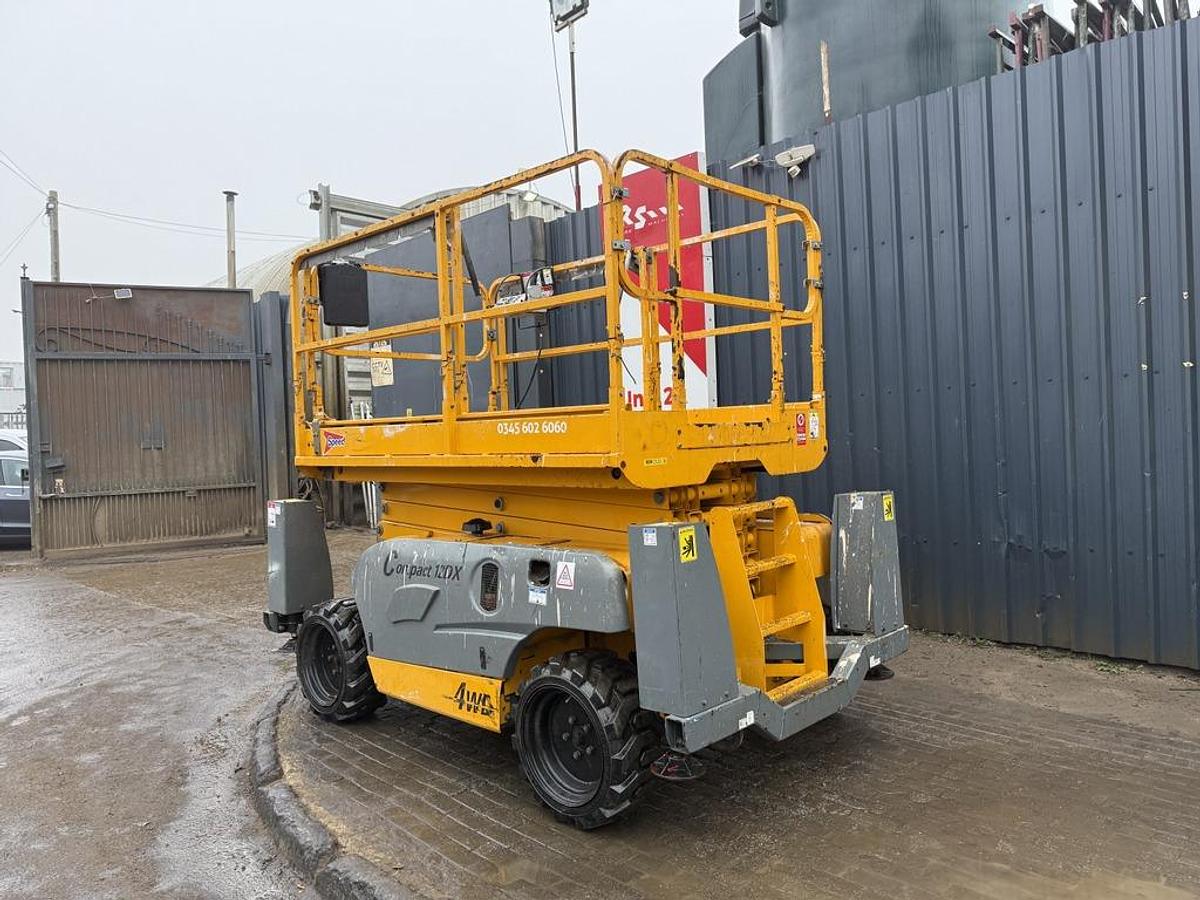 Used Haulotte Compact 12DX 12m Diesel Scissor Lift
