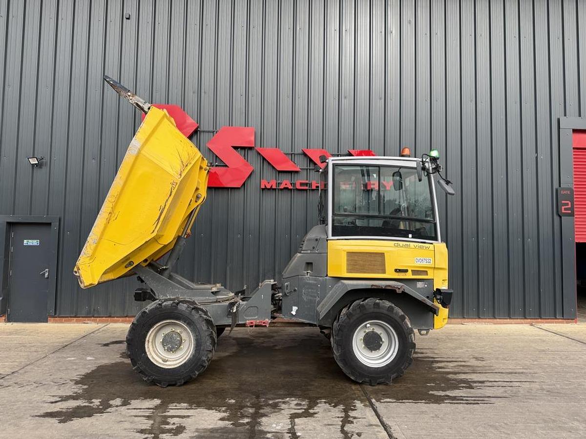 Used Wacker Neuson DV60 6t Dual View Swivel Dumper