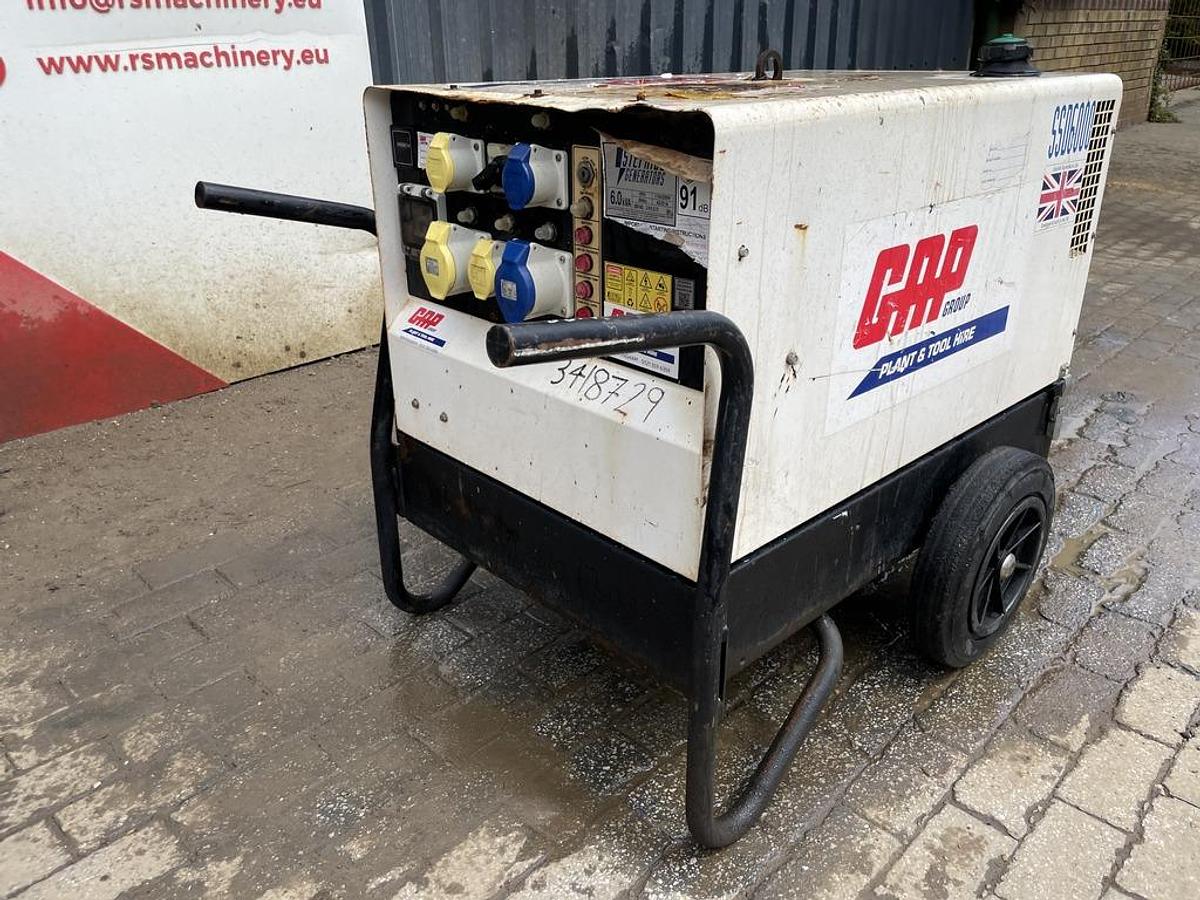 Used Stephill SSD6000 6 kVA Generator
