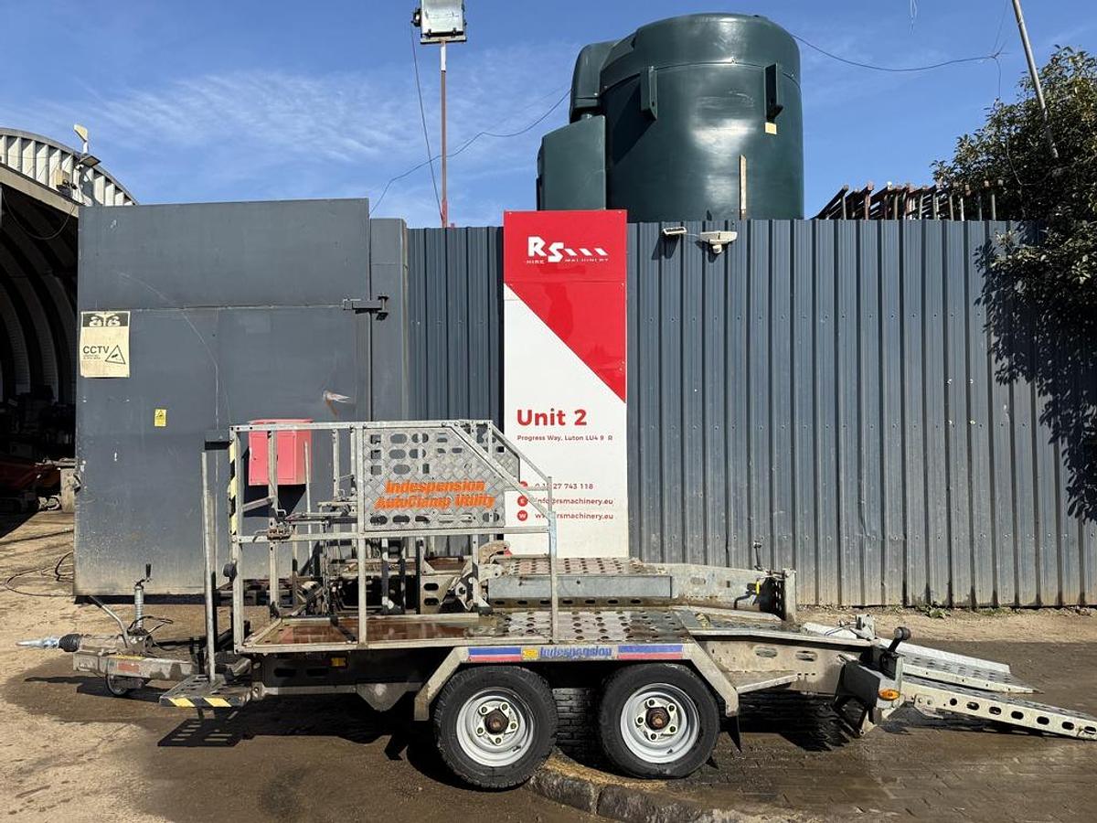 Used Indespension 3.5t Autoclamp Plant Trailer