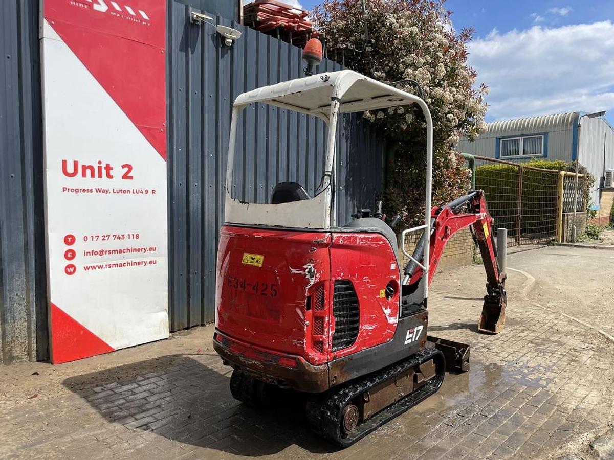 Used Bobcat E17 1.7t Mini Excavator