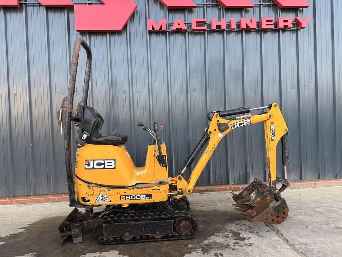 Used JCB 8008 CTS 1t Micro Excavator