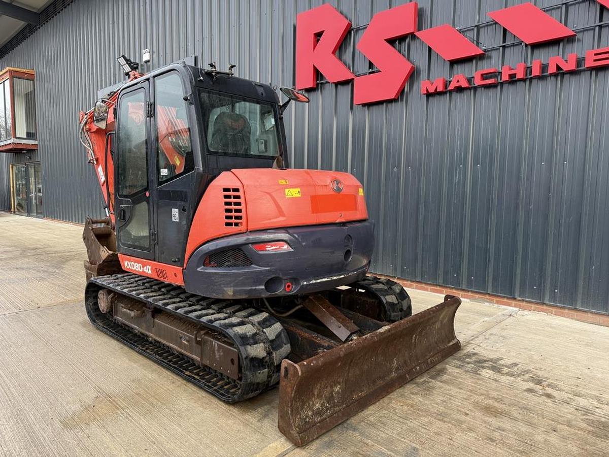 Used Kubota KX080-4 8t Mini Excavator