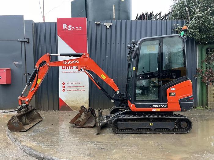Used Kubota KX027-4 2.7t Mini Excavator