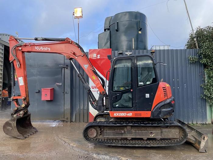 Used KUBOTA KX080-4