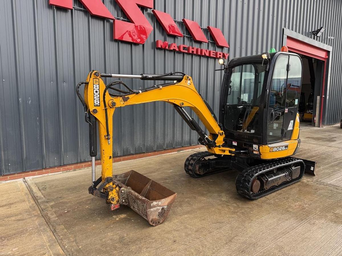 Used JCB 8026 CTS 2.8t Mini Excavator
