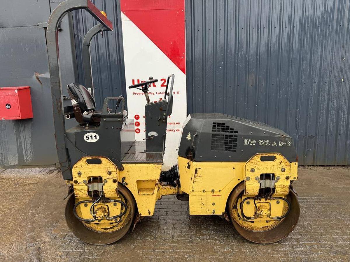 Used Bomag BW 120 AD-3 3t Roller