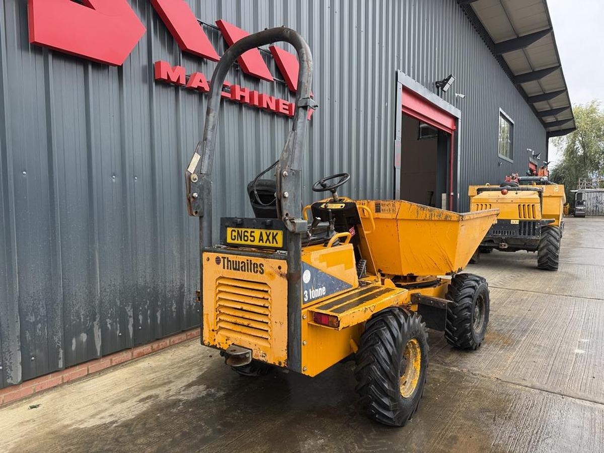 Used Thwaites 3 Tonne Swivel Dumper
