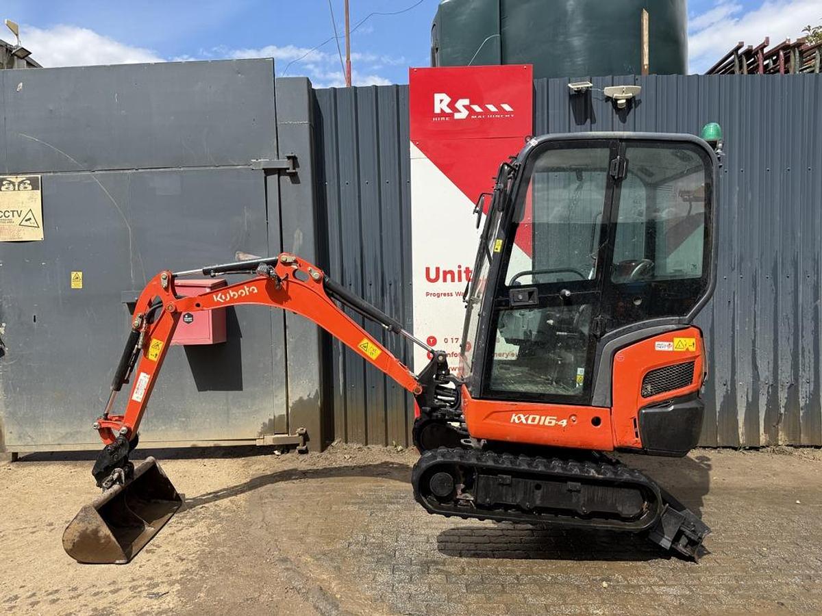 Used Kubota KX016-4 1.6t Mini Excavator