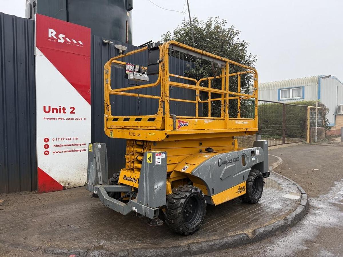 Used Haulotte Compact 12DX 12m Diesel Scissor Lift