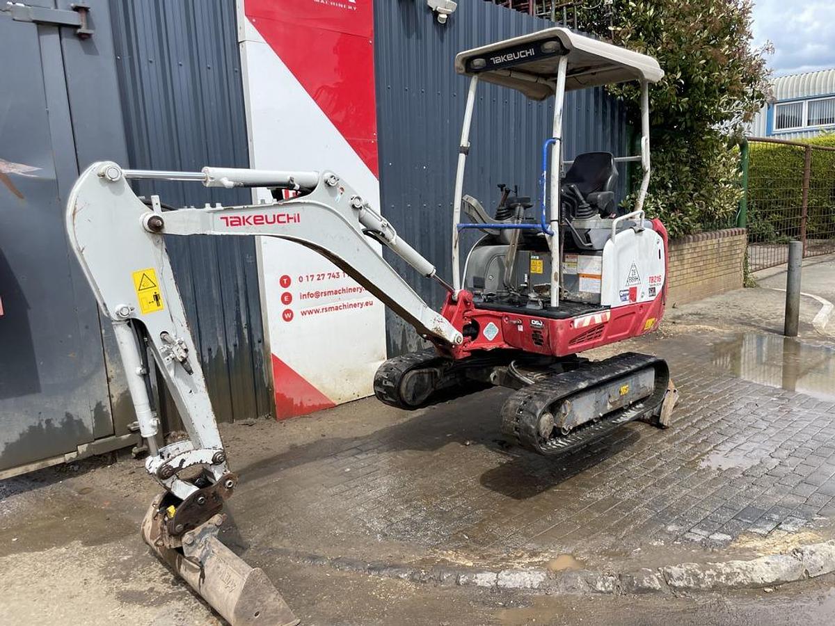 Used Takeuchi TB216 1.8t Mini Excavator