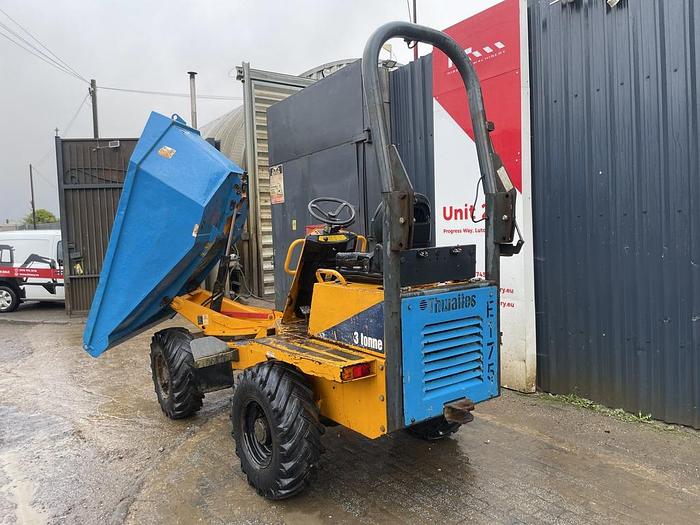 Used Thwaites 3 Tonne Swivel Dumper