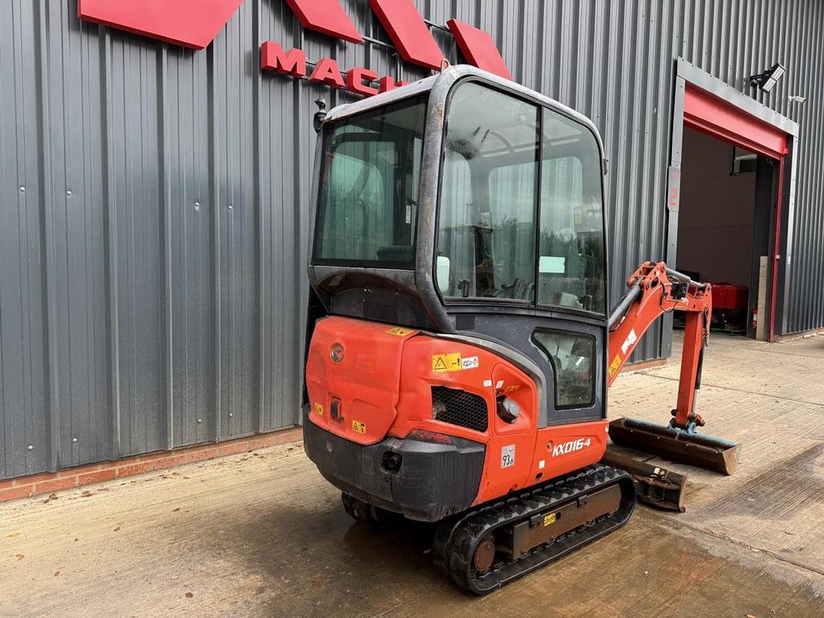 Used Kubota KX016-4 1.6t Mini Excavator