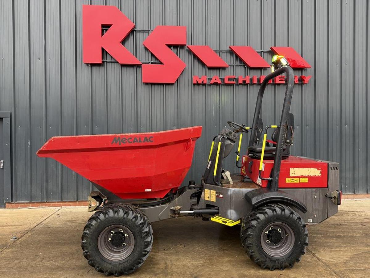 Used Mecalac TA3s 3 Ton Swivel Dumper