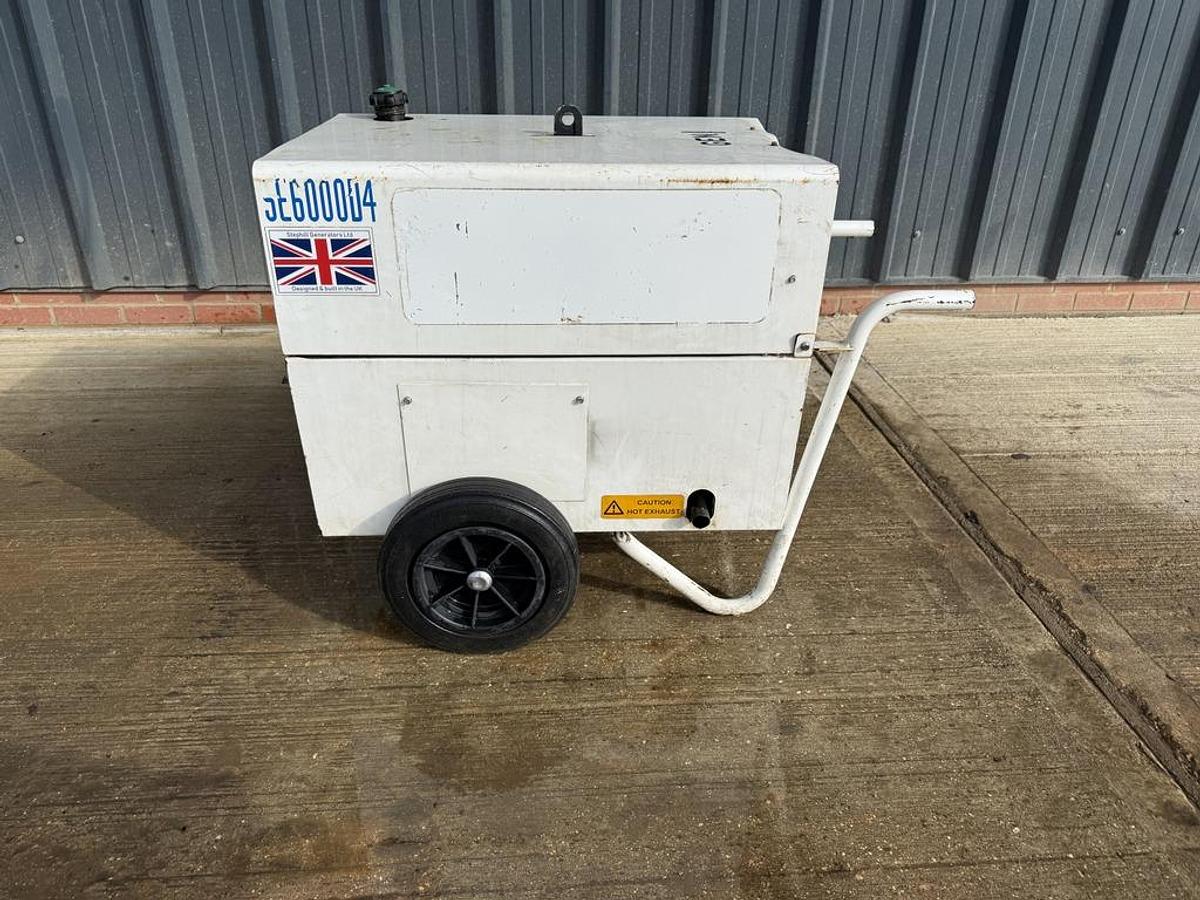 Used Stephill Generators SE6000 D4 6 kVA Diesel Generator